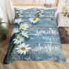Gelbe Gänseblümchen Bettbezug Set Niedliches Blumen Bettwäsche Set Für Kinder Kind Mädchen Gartenblumen King Bettdeckenbezug Mit Kissenbezug