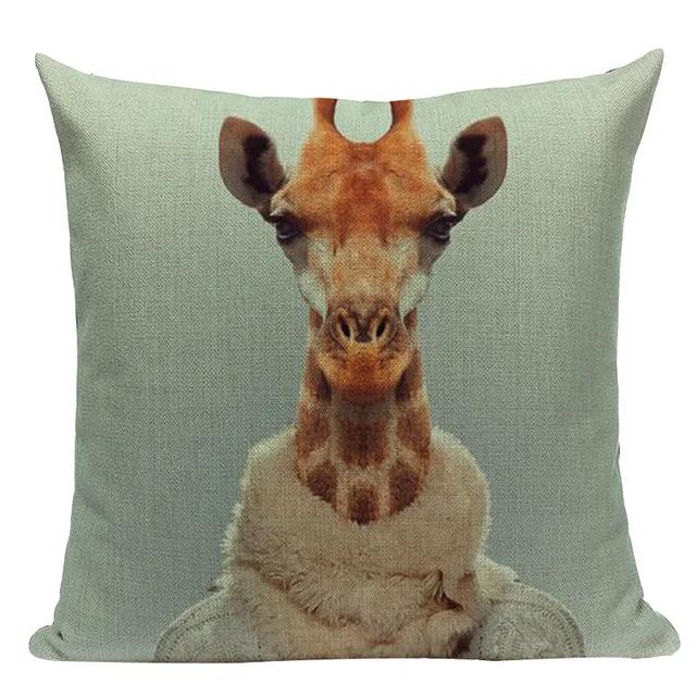 Cute Cartoon Animals Koala Panda Bear Polyester Sofa Home Pillows Cover Decorative Cushion Cover Almofadas Pillowcase