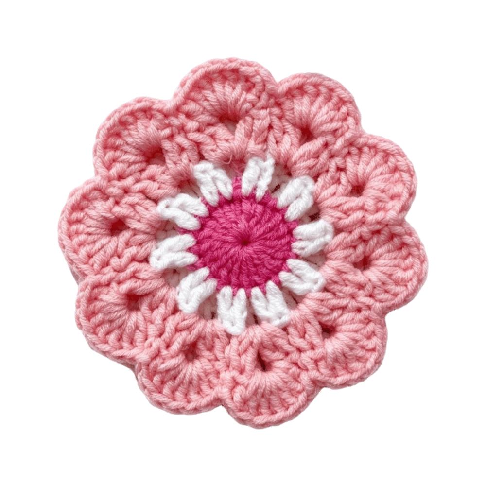 Handmade Crochet Flower Coasters Heat Resistant Mug Mat Creative Trivet Mats Coffee Cup Use