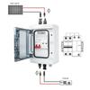 Solar photovoltaic Combiner Box 500V/1000V Waterproof Enclosure With Circuits breaker For Photovoltaic System Install