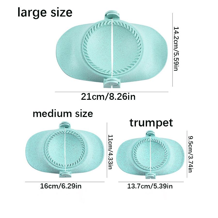 3pcs Dumpling Skin Machine, Creative Dumpling Machine, Kitchen DIY Dumpling Machine, Manual Corn Cake Machine, Dumpling Skin Dumpling Mold