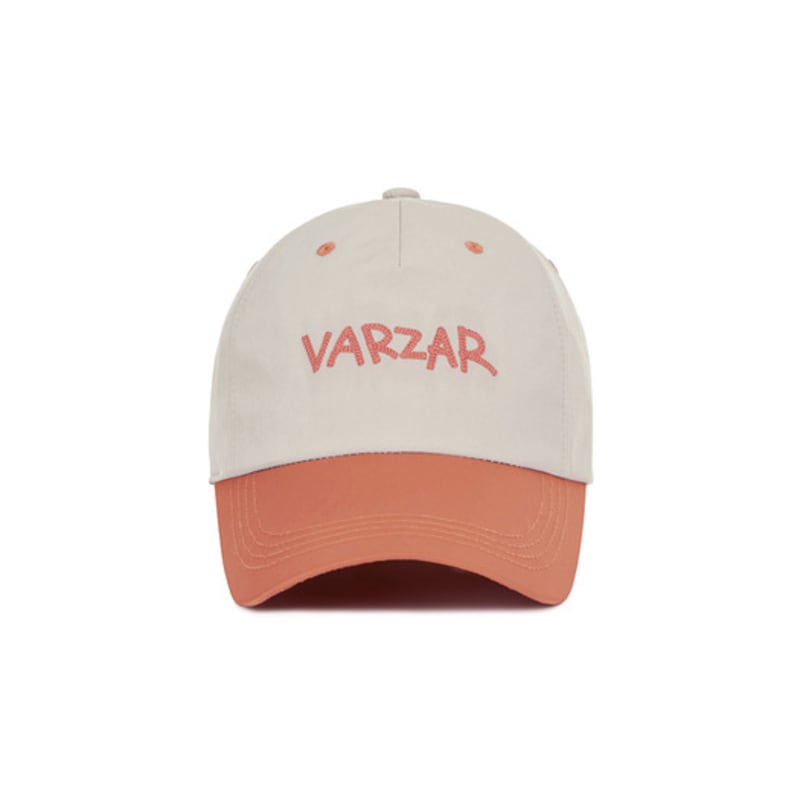 VARZAR Scribble Two-Tone 5-Panel Cap Beige/Orange