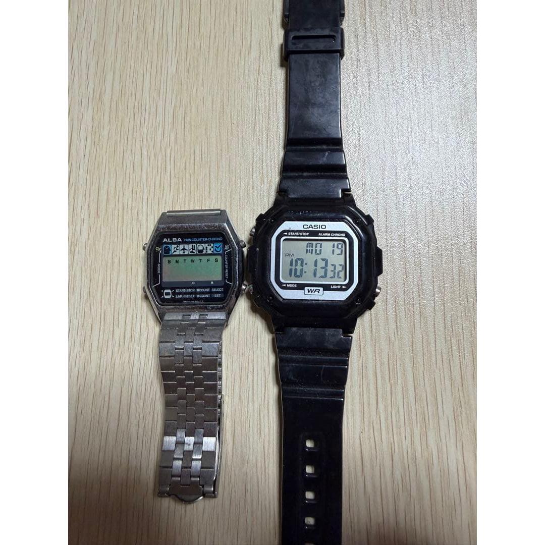 ALBA  CASIO digital watch set