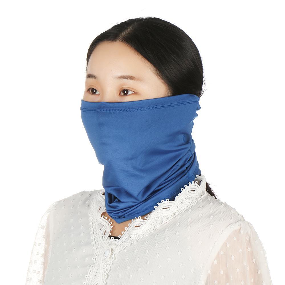 Dustproof Windproof Breathable Magic Tube Scarf Cooling Neck Gaiter Bandana Thin Face Mask