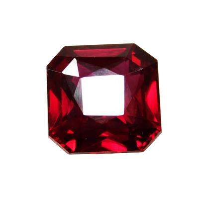 Natural Red Ruby Loose Gemstone 8.52 Ct Square Shape for Jewelry Making and Gem Collections