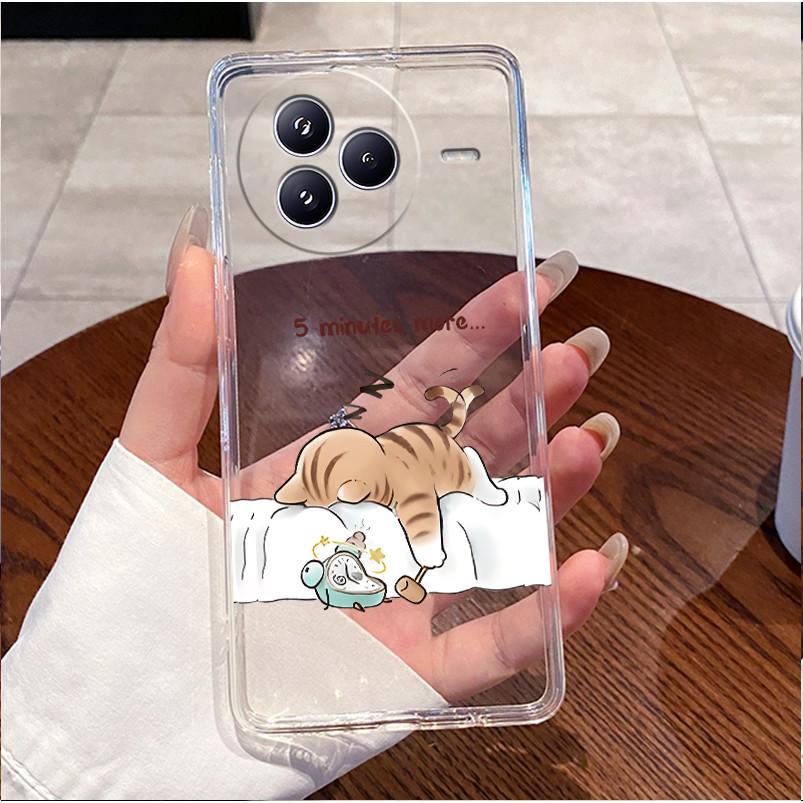 Classic Unique Design TPU Clear Phone Case For Xiaomi Civi 5 Pro Funny Cartoon Pattern Cover Shockproof Soft Casing