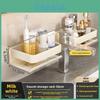 Bathroom Wall Mounted Aluminum Alloy Shelving With Storage For Home Use