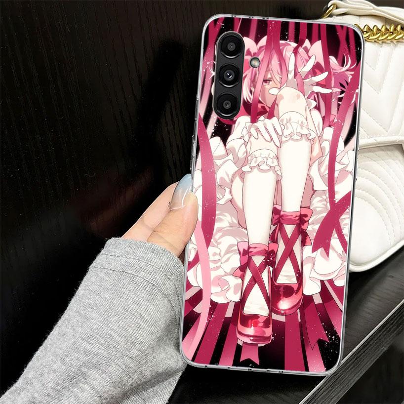 Madoka Magica Anime Case for Samsung A17 A16 A56 A36 A26 A15 A55 A35 A25 A14 A54 A34 A24 Phone Cover A13 A53 A33 A23 A05S A04S