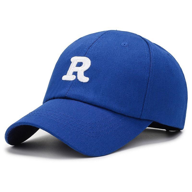 Letter Embroidered Baseball Cap, Casual Versatile Cap, Men's and Women's Outdoor Sunshade Curved Brim Hat