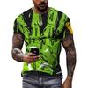 Summer 3D Printed Graffiti Men T-shirts Trend Fashion Casual Street Art Oversized T Shirt Hip Hop Harajuku O-neck Tees