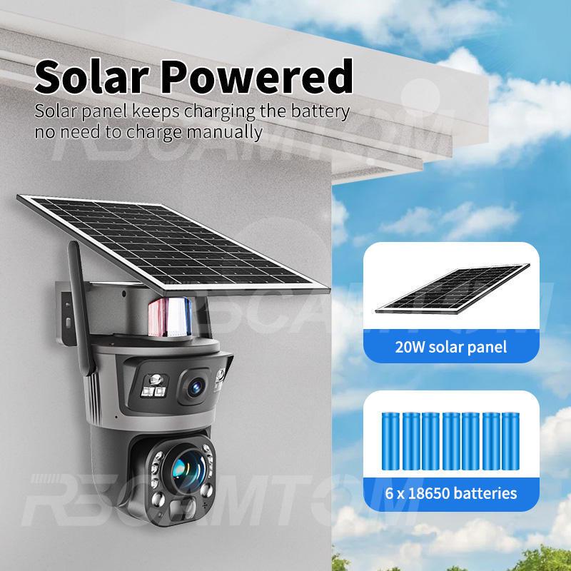 20W 4G Solar-Powered Surveillance Camera with 36x Optical Zoom