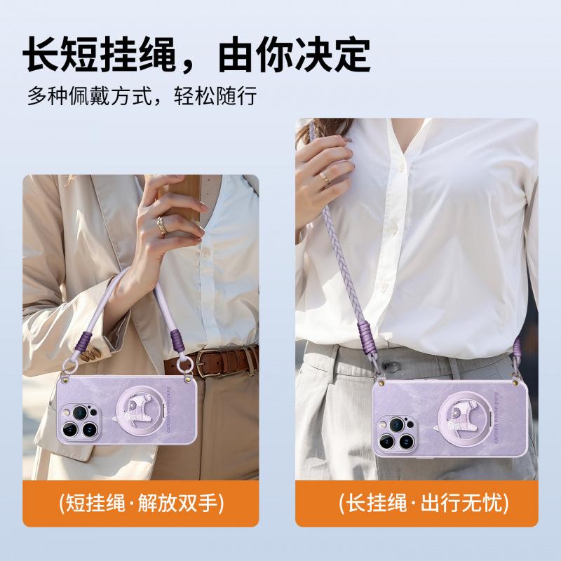 Applicable to Apple 11promax mobile phone case, new iPhone11pro super fire 11 case 11pro messenger lanyard