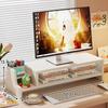 Adjustable Desktop Monitor Riser with Drawer Storage & Laptop Stand