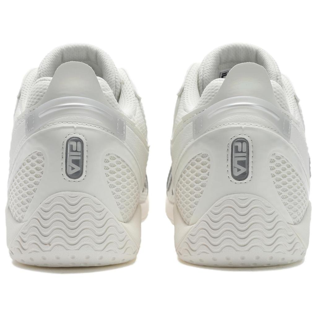 Fila ADE2025 Retro Moda Proste Wszechstronne Sportowe Wygodne Oddychające Lekkie Niskie Codzienne Buty Damskie Trampki Białe Srebrne F12W531121FSS