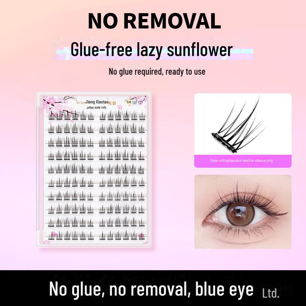 

Подсолнух Натуральные Накладные Ресницы Без Клея: Супермягкий, быстрое нанесение, длительная фиксация без клея