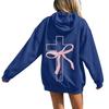 Women's Long Sleeve Letter Print Hoodie Sweatshirt Casual Pullover