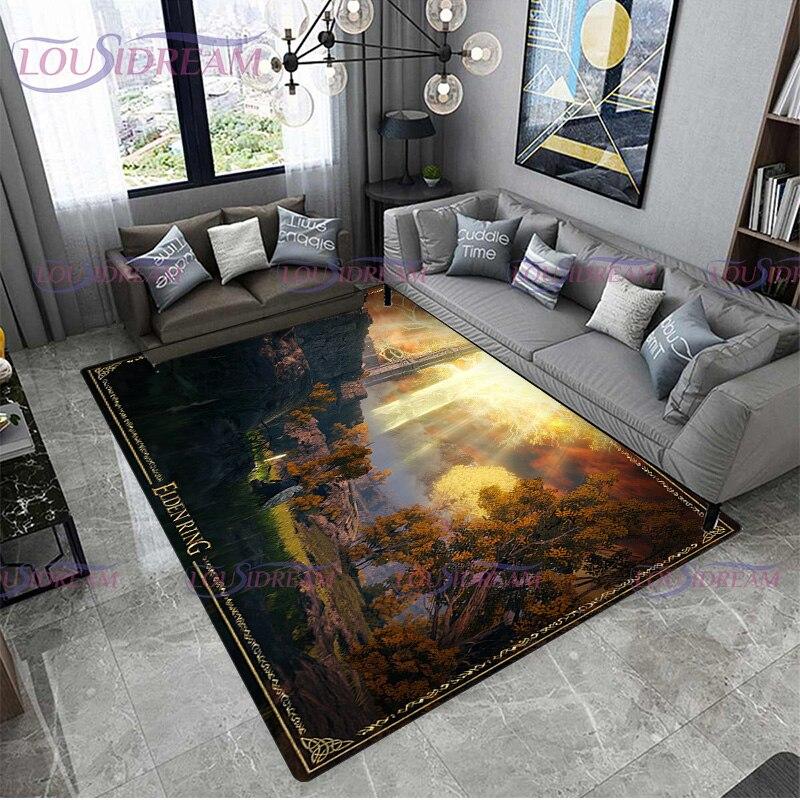 Covor modern Elden Ring pentru zonă Ranni The Witch Covor cu imprimeu Covoare moi pentru sufragerie pentru dormitor ușă podea scaun covoraș cadou pentru prieteni