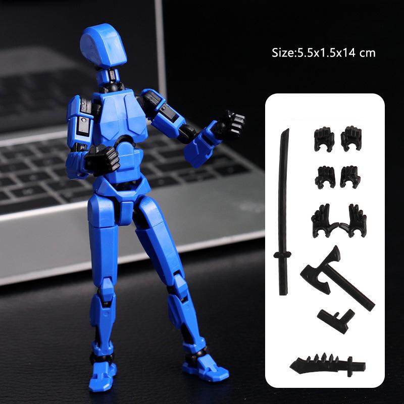 13 Titan Action Figure Multi-Jointed Movable Shapeshift Robot 3D Printed Mannequin Dummy Toys Ornament For Children Adult Gifts
