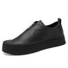 Mode Klassische Marke Herren Echtleder Schuhe Frühling Herbst Neuer Stil Dickbesohlte Slipper Mode Herren Business Casual Schuhe