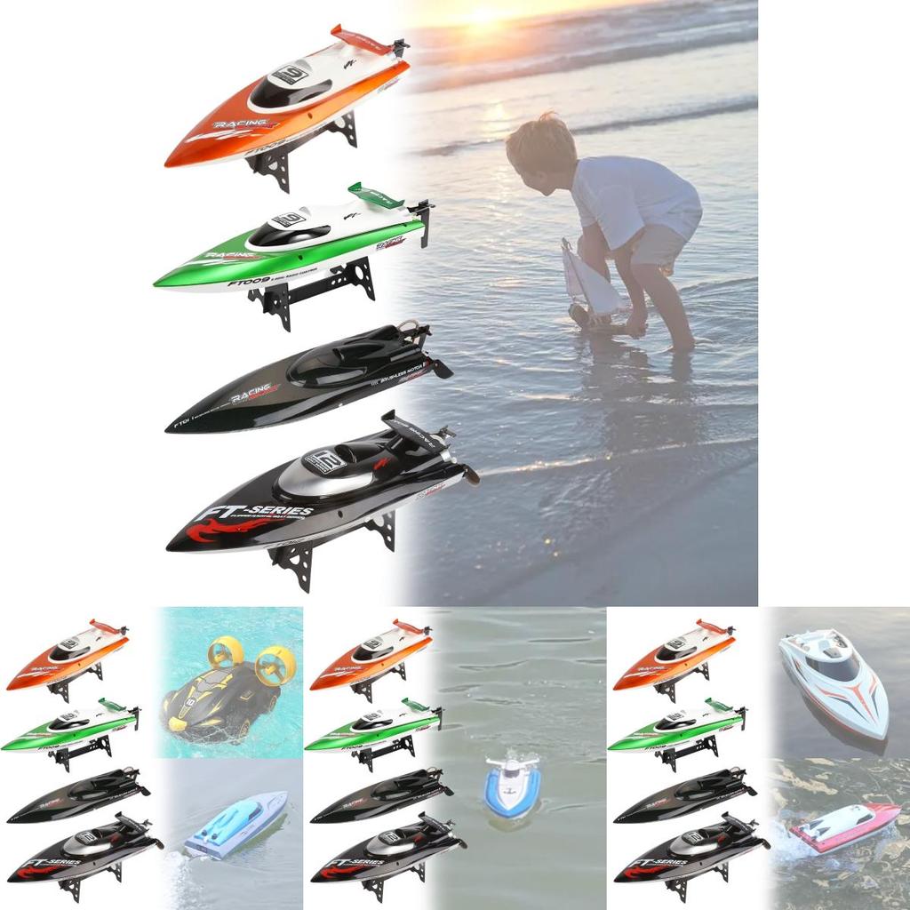 Rc Speedboat Toy With Adjustable Propeller And Forward Backward Control For Kids And Adults