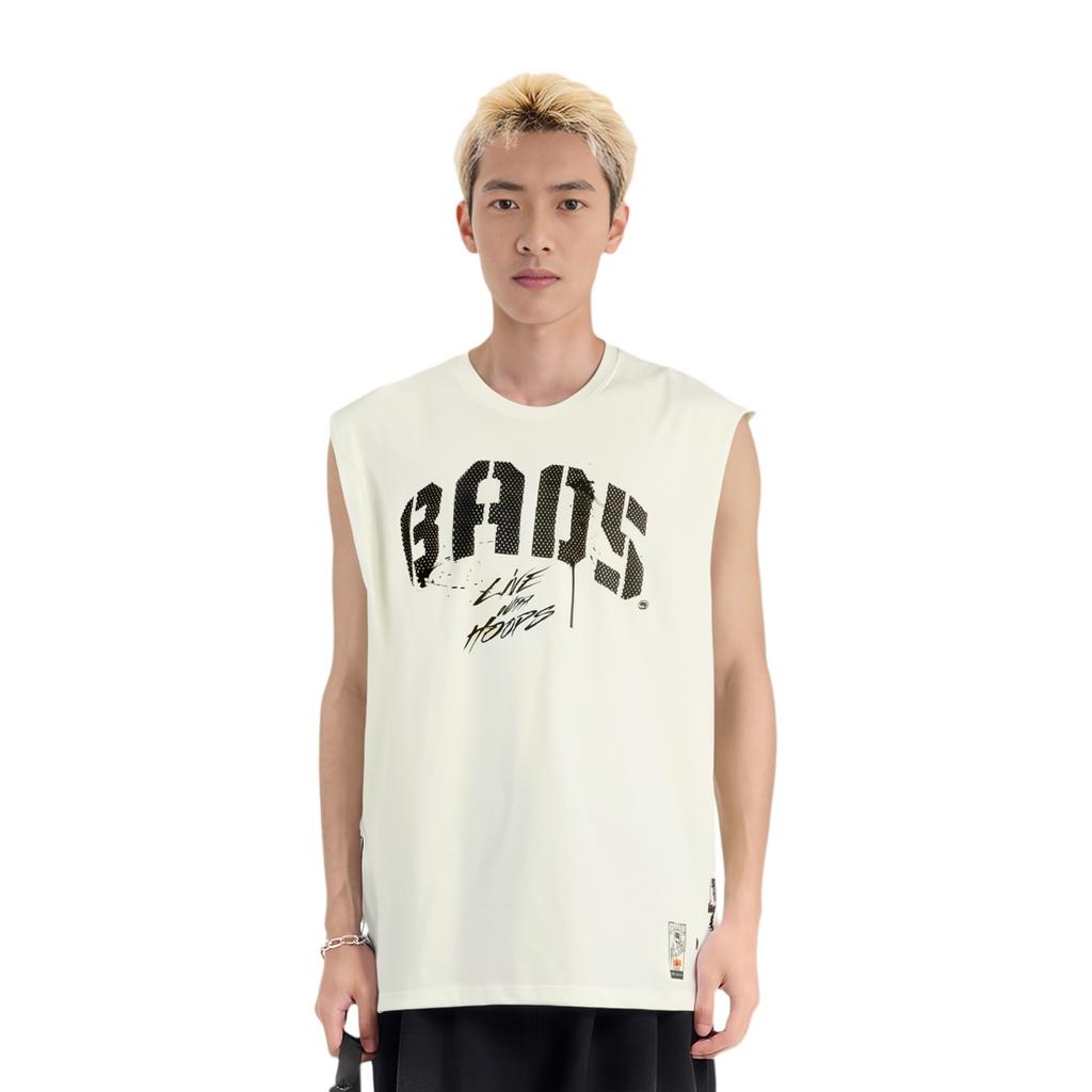 Li-Ning BadFive Graphic Basketball Tank 'Beige' Men's AVSU435-4