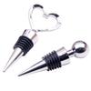 Red Wine Bottle Stopper, Innovative Heart-Shaped Seal, ABS Material, European and American Style, Ideal for Gifts.