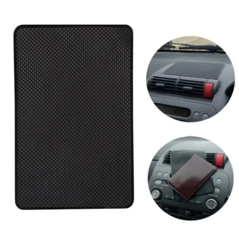 Car Non Slip Mat Sticky Anti Slip Pvc Pads Heat Resistant Dashboard Phone Sunglasses Holder Interior