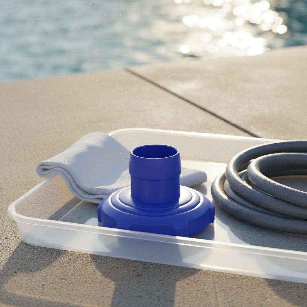 Pool Skimmer Hose Adapter Compatible Above Ground Easy To Install Vacuum Connector
