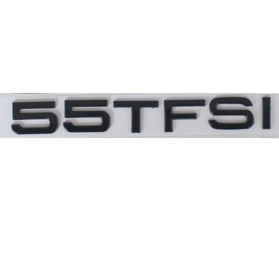 Nero Lucido 35TFSI 40TFSI 45TFSI 50TFSI 55TFSI TFSI Emblemi Badge Simboli per Audi A3 A4 A5 A6 A7 A8 A6L A8L Q3 Q5 Q7 Q8 Q8L