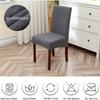 Waterproof Chair Covers Jacquard Fabric Furniture Protector Stretch Washable Removable Hotel Chair Slipcover(1/2/4/6/ Pieces)