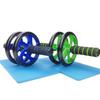 Home Gym 5-in-1 Bauchmuskelroller Räder Set Enthält Bauchmuskel-Trainingsgeräte Widerstandsbänder Kniepolster Springseil Push