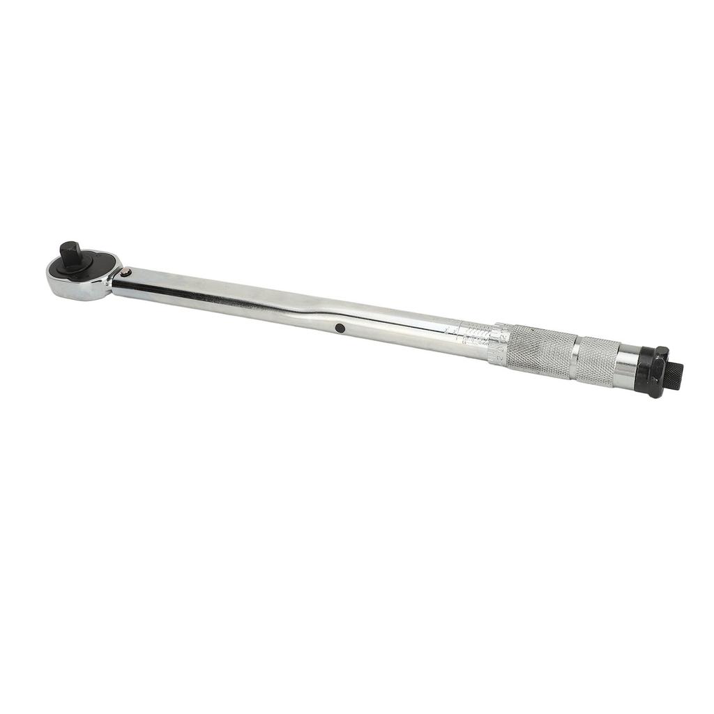 Torsion Wrench 1 2 Inch Drive 28‑210NM Adjustable Click Torsion Wrench with 17 19mm Sockets for Repair Work