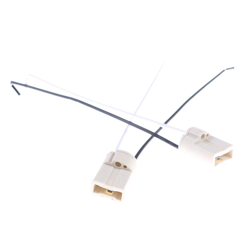 5Pcs Portable Led Light Lamp Bulb Holder Base Supplies General G9 Socket Cable Ceramic Connector