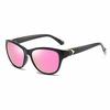 Occhiali da sole rotondi BFORTUNE da donna Designer di marca Occhiali da sole ovali in metallo con lenti polarizzate Protezione UV400