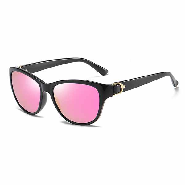 Occhiali da sole rotondi BFORTUNE da donna Designer di marca Occhiali da sole ovali in metallo con lenti polarizzate Protezione UV400