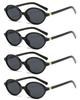 4PCS Fashion Korean Sweet Cool Spicy Girl Sunglasses for Women Men  Retro Oval Fashion Eyewear