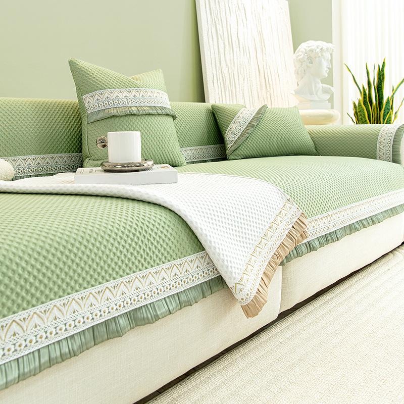 Sofakissen Sommer Hochwertige Sofamatte Rutschfest Schmutzabweisend Kühle Haptik Sofabezug Sofabezug All-Inclusive