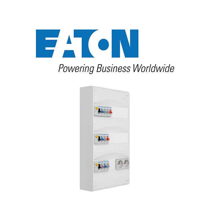 3-row Pre-equipped Panel 2 RCD 40A + 1 RCD 63A + 10 MCBs + 2 Sockets