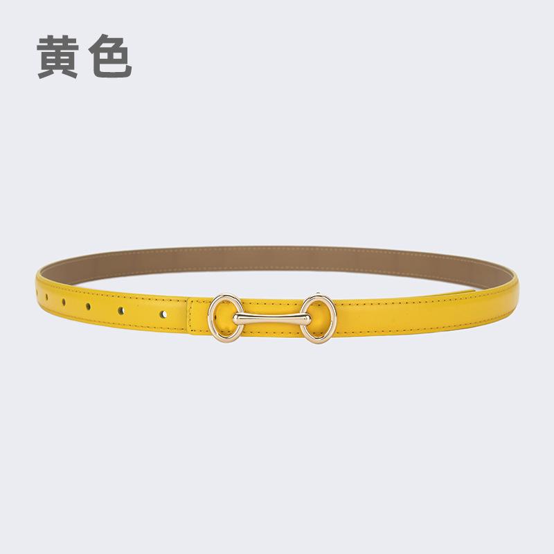 Four Seasons Available New Leather Belt Women'S Simple Fashion Versatile Belt Women'S Jeans Western Pants Paired With Pants Belt