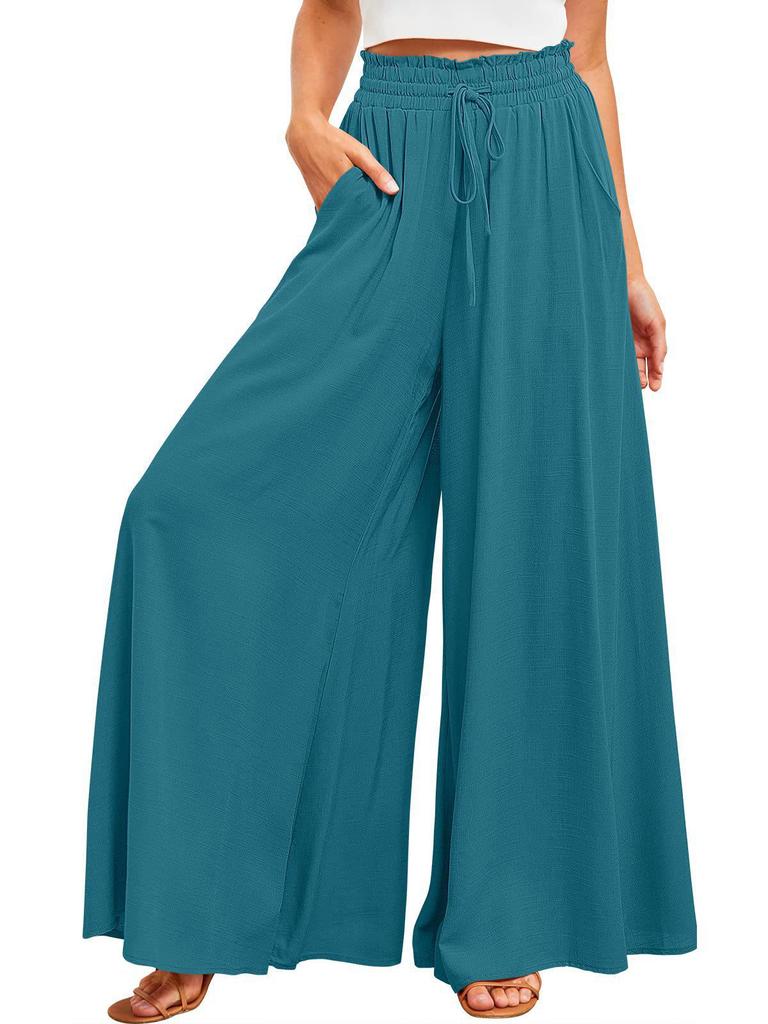 Women's High-Waisted Wide-Leg Culottes - Autumn/Winter Collection