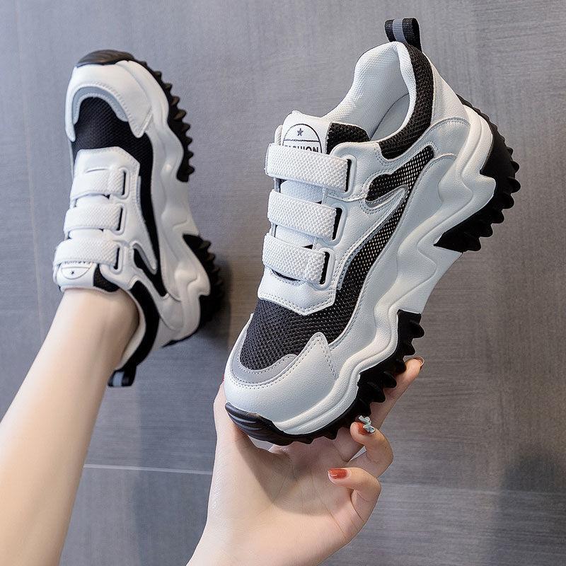 This Year's Popular Dad Shoes, Women's 2025 New Summer Height-increasing Women's Shoes, Muffin Soles, Thick Soles, and High Casual Sports Shoes