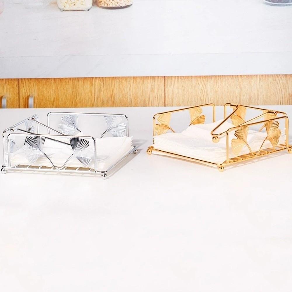 Hollow Out Napkin Holder Vintage Napkin Tray Sturdy Paper Organizer Desktop Placement