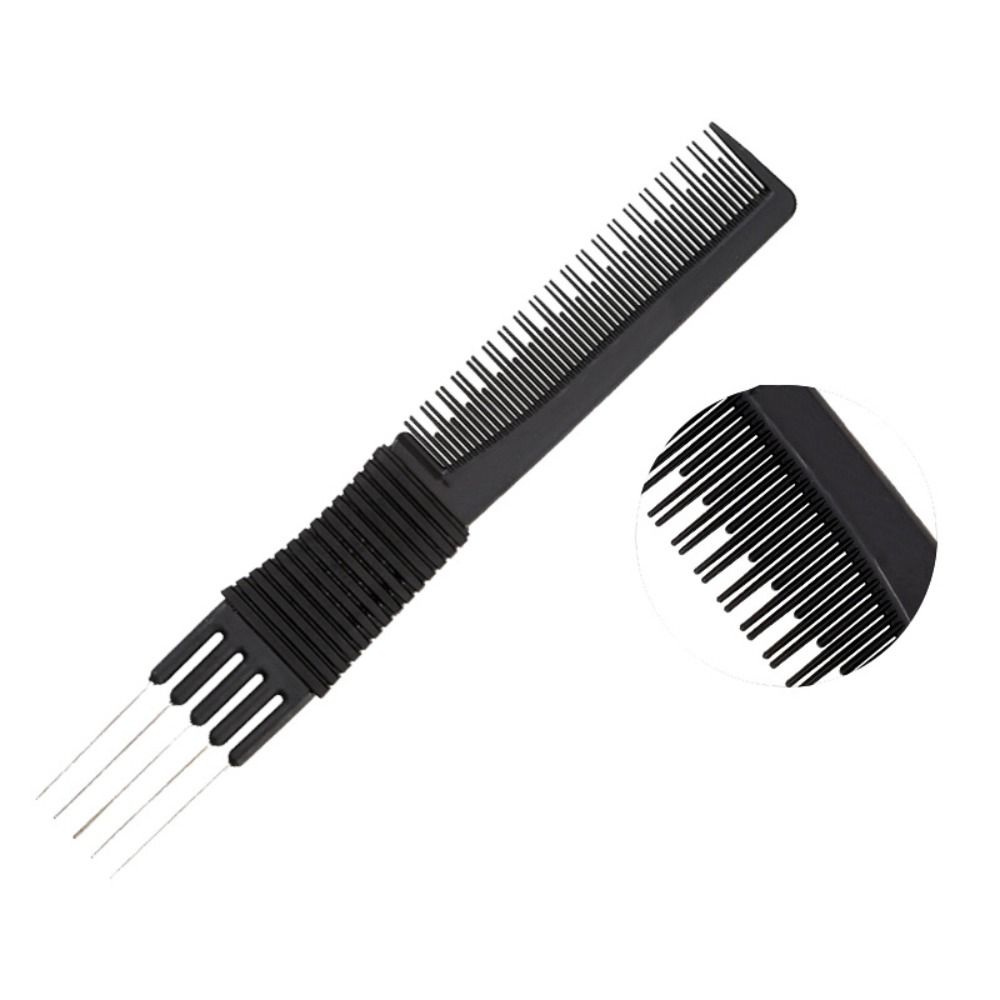 Anti-slip Pointed Tail Comb Anti-Static Five Teeth Hair Comb Pro Hairdressing Combs