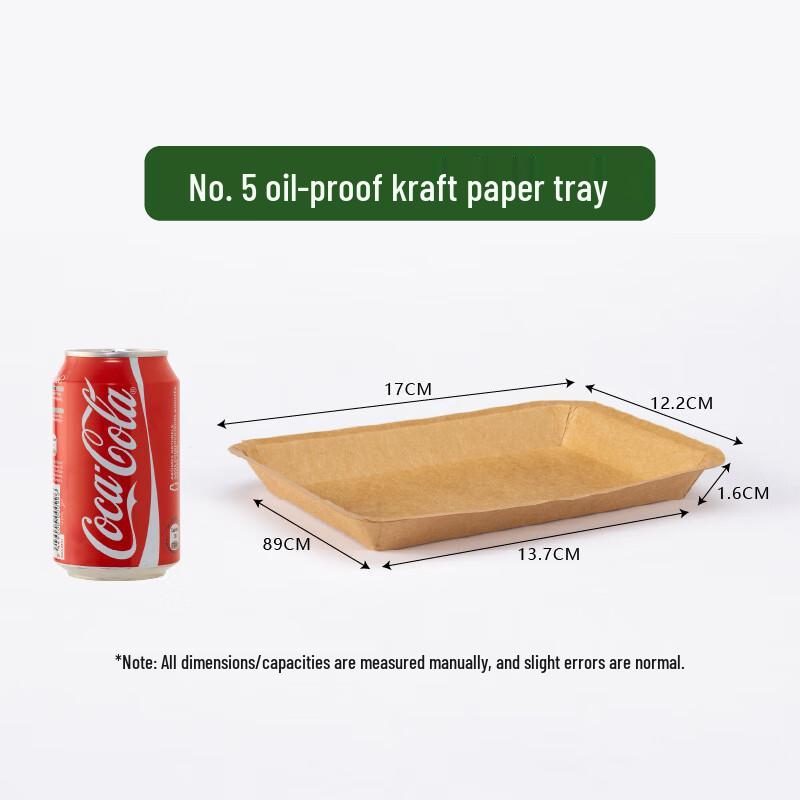 

Disposable Kraft Paper Food Trays with Lids