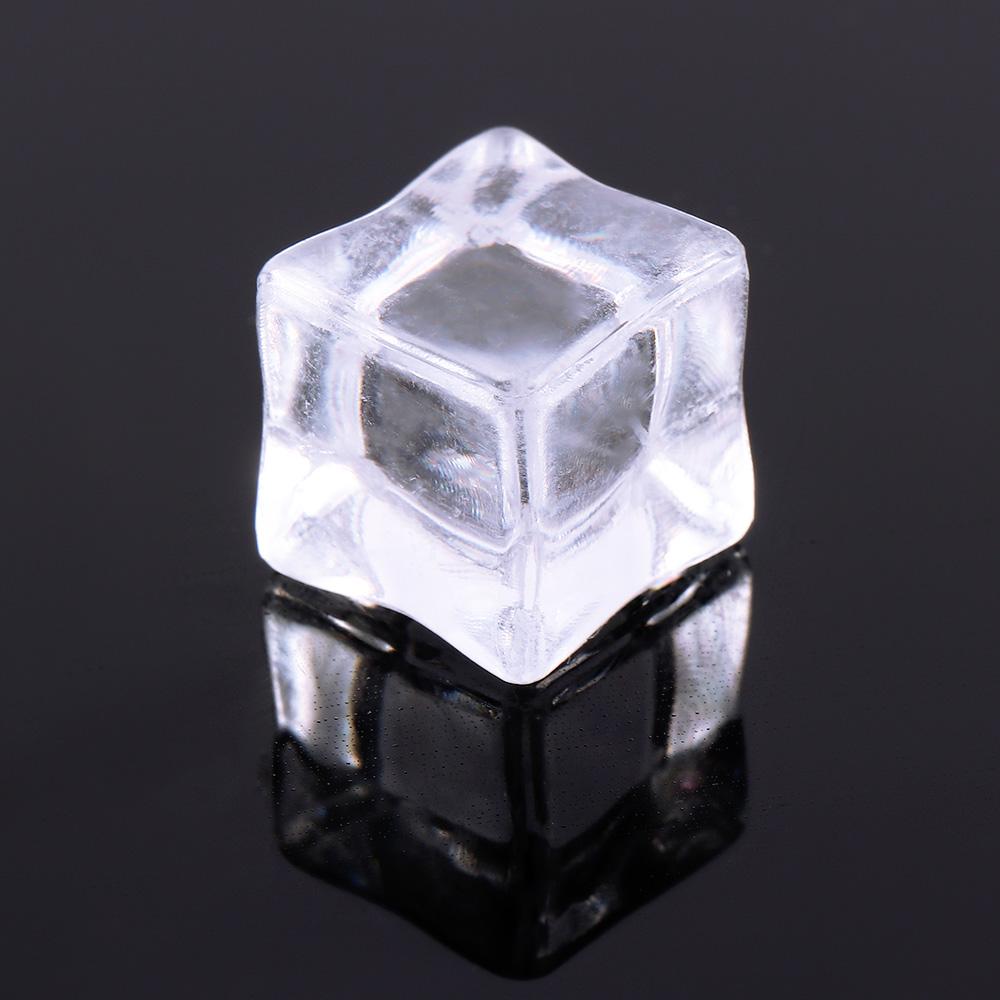 Photography Props Drinks Decoration Acrylic Cubes Fake Crystal Artificial Ice Simulate Ice Cubes