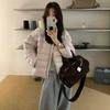 High-end White Duck Down Ribs Down Jacket Women's Short Winter New Light Casual Collarless Warm Jacket