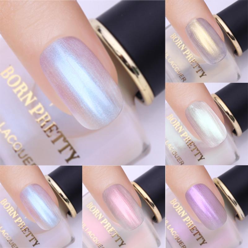 

РОДИЛСЯ довольно 6ml/Bottle Перл в Lotus серии Shell проблеск ногтей блеск лака