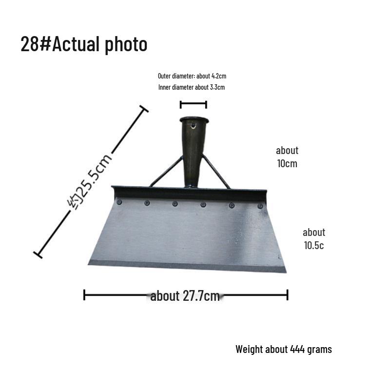 Multi-Use Farm and Outdoor Shovel: Saw Blade, Sharpener, Manure and Snow Removal Tool