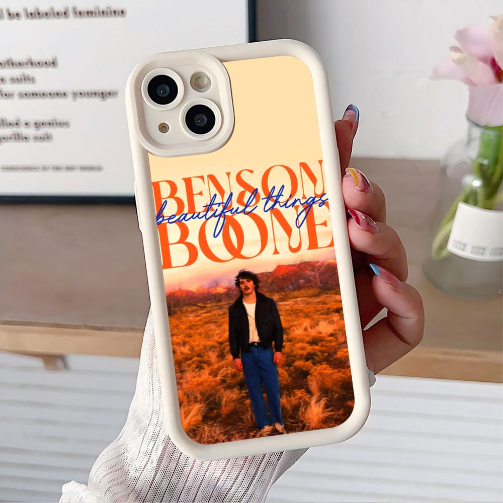 

Benson Boone Thicken TPU Mobile Phone Case for iPhone 17 16 15 14 13 12 11 Air Pro Max Plus Colorful Cover iPhone 16