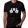 I Love My Nonna Funny Italian Grandma Baby Shirt TShirt Sports Casual Breathable Tee Shirt